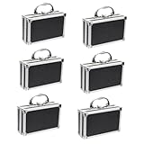 jojofuny 6 Teiliges Werkzeugset Werkzeugkoffer Mit Schaumstoff Aluminiumkoffer Universal Werkzeugkästen Werkzeug Kits Techniker Werkzeugtasche Steckschlüssel Organizer Sy