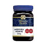 Manuka Health - Manuka Honig MGO 400+ , 100% Pur aus Neuseeland mit zertifiziertem Methylglyoxal Gehalt ,500g( 1er Pack)
