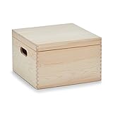 Zeller Aufbewahrungsbox Cube m. Deckel,