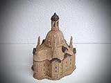 Unbekannt Teelichthaus Keramik Räucherfigur Räucherhaus Dresdener Frauenkirche 15 cm 40454