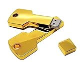 Ulticool - Schlüssel 8 GB USB Gold Farbe - Key USB Flash Pen Drive - Memory Stick Daten Aufbewahrung - Speicherstick - Metall - G