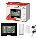 Multi Kon Trade® GSM Smart Home WiFi Alarmanlage YE1220 - Alarmanlage fürs Haus - Alarmanlage Wohnung - App, Telefon, Alexa, Google Home - B