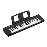 Yamaha NP-15 Piaggero Digital Keyboard – Leichtes und tragbares Keyboard mit 61 anschlagdynamischen Tasten und 15 Klangfarb
