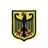 Deutscher Adler Schild Moral Abzeichen GSG9 Flagge Stickerei Patch Militär Kleidungsstück-A V00055-4-6-NICKEL
