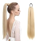 1 Stück Zopf Extensions Ponytail Extensions Zopf 60 Cm Lang, Glatter Pferdeschwanz Haarverlängerung Zopf Für Damen Mädchen Täglicher Gebrauch Und Sp