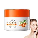 Biset Carotone-Creme zur Hautaufhellung | Feuchtigkeitscreme für das Gesicht - Karotten-Hautpflege mit Retino für Frauen und Männer, feuchtigkeitsspendende Gesichtscreme für trockene, fettige H
