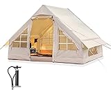 Baralir Camping Zelt 2-4 Personen, Aufblasbar Tipi Zelt Outdoor, pop up Zelt, Aufblasbar Zelt Schneller Aufbau innerhalb von 2 Minuten, Rettungszelt in der Wildnis, Camp-Lux