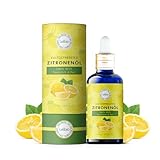 LEBBIO Zitronenöl 50ml [100% NATÜRLICH & PUR] Kaltgepresst aus echten Zitronen - Reines Zitronenöl zum Verzehr - Zitronenöl ätherisch - Lemon Oil - perfekt für Aromatherapie, D