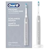 Oral-B Pulsonic Slim Clean 2000 Elektrische Schallzahnbürste/Electric Toothbrush, 2 Putzmodi für Zahnpflege und gesundes Zahnfleisch mit Timer, Geschenk Mann/Frau, Designed by Braun, g