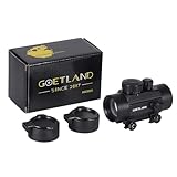 Goetland Gewehr Zielfernrohr 1x30 Rotpunktvisier Red Dot Visier Rot Grün Schutz SFP 22mm Schiene für Taktische Jagd Luftgewehr Sportschü