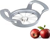 Westmark Apfel- und Birnenteiler/Obstentkerner, ø 9 cm, Aluminium/Rostfreier Edelstahl, Divisorex, Silber, 51102260