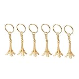 Toyvian Eiffelturm Schlüsselanhänger Retro Schmuck Französisch Souvenirs Schlüsselanhänger Mini Schlüsselanhänger Anhänger Dekorationen 12 Stück