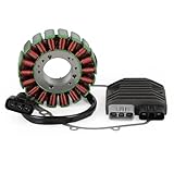 POEWRI Motorrad Magneto Stator + Spannung Gleichrichter + Dichtung Für Y&amaha YZF R1 R1S YZF-R1 2002 2003