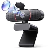 EMEET 4K Webcam für PC, C960 4K UHD Webcam mit Objektivabdeckung & Dual Mikrofon，66 ° Streaming Kamera mit Automatische Lichtkorrektur, Plug & Play Webcam, USB Webcam Ideal für Zoom/Skyp