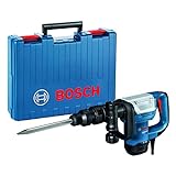 Bosch Professional Schlaghammer GSH 5 (SDS max., Schlagenergie 7,5 J, Leistung 1.100 Watt, inkl. Spitzmeißel & Werkzeugkoffer)