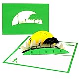 Pop Up Karte „Jogging - Jogger im Park“ 3D Geburtstagskarte Laufen & Gutschein & Einladung Laufen Fitness - Einladungskarte, G