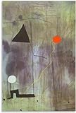 Berühmte Joan Miro Poster《Die Geburt der Welt》Leinwandgemälde Joan Miro Wandkunst und Drucke Joan Miro Bilder für Wohnkultur 50x70cmx1 Kein R