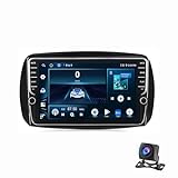 Android 12 Multimedia Player 2 Din 9 Zoll Touchscreen Autoradio Für Mercedes Benz Smart Fortwo 2015-2020 Mit Navi/BT WiFi/GPS Rückfahrkamera Wireless Carplay Und Android Auto Unterstützt ( Color : S20