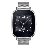 Asus Zenwatch 2 WI502Q-1MSIL0003 (3,68 cm (1,45 Zoll), Touchscreen, Qualcomm Snapdragon 400 APQ8026, 4GB, Metallarmband) milanaise/silb