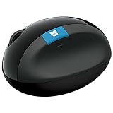 Microsoft Sculpt Ergonomic Mouse (Maus, schwarz, ergonomisch, kabellos)