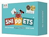 Snippets - Das schnelle, Alles geht Wortspiel | Preisgekröntes Familien-Brettspiel für Erwachsene und Kinder | Mensa-empfohlen mit Einer einzigartigen Anything Goes-Regel | Ab 10 J