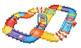 VTech Tut Tut Baby Flitzer - Straßenset deluxe – Großes Erweiterungsset mit 46 beliebig zusammenbaubaren Teilen und Zubehör – Für Kinder von 1-5 J