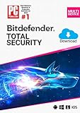 Bitdefender Total Security Multi Device 2024 | 5 Geräte | 1 Jahr | PC/Mac | Aktivierungscode per E