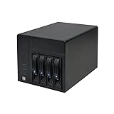 4-bay NSA Storage Server Chassis Flex1U Netzteil Mini ITX Motherboard NAS kompatibel Flex PSU Mini ITX, 4 x 2,5/3,5' Tray