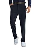 JMIERR Herren Golf Pants mit 5 Taschen Chino Lang Hosen Stretch Baumwolle Golfhose Slim fit 2023 Fashion Freizeithose Men Business Trouser Blau M