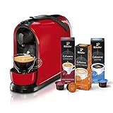 Tchibo Cafissimo „Pure“ Kaffeemaschine Kapselmaschine inkl. 30 Kapseln für Caffè Crema, Espresso und Kaffee, R