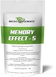Memory Effect - 5 | Stimmungsbooster | Kapseln Hochdosiert | Premium-Qualität aus Griffonia | natürlicher Serotonin & L-Tryptophan B