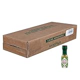 TABASCO® Marke Green Jalapeño Pfeffersauce, 1/8 Unzen Mini-Flaschen (144 Stück)