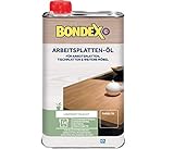 Bondex Arbeitsplatten Öl 0,25l | Lebensmittelecht | Holzöl für Arbeitsplatte | Möbelöl auf Basis pflanzlicher R