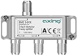 Axing BVE 3-01X 3-Fach Verteiler 6 dB 5-1800 MHz TV Data Internet Kab