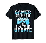Lustiges Zocken Gamer Update Jungs Gaming Nerd T-S