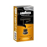 Lavazza Espresso Lungo, floraler und aromatischer Espresso, 10 Kapseln, Nespresso kompatib