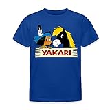 Spreadshirt Yakari & Kleiner Donner Portrait Kinder T-Shirt, 98/104 (3-4 Jahre), Royalb