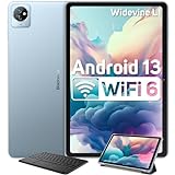 Blackview Tablet 10 Zoll Android 13, 8GB RAM+64GB ROM(2TB TF), Quad-Core, Tab70 WiFi 6 Tablet, 6580mAh Akku, Dual-Kamera 5MP, Widevine L1/3.5mm Klinke/Google Play/Typ-C/BT 5.0 Tablet PC