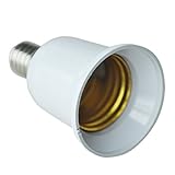Doumneou E14 auf E27 Extend Base LED CFL Glühbirne Lampe Adapter Konverter Schraube Sock