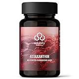 edubily nutrition® Astaxanthin - 8 mg pro Kapsel - Premium Rohstoff aus isländischen Algen (Haematococcus Pluvialis) - Vegan - Laborgeprüft - 120 Kapseln im Braung