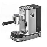 WMF Lumero Espressomaschine Siebträger 1400 Watt, Siebträgermaschine, 3 Einsätzen, für 1-2 Tassen Espresso, auch für Pads, 15 bar, Tassenabstellfläche, Milchaufschäumdüse,