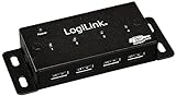 LogiLink UA0149 USB 3.0 HUB 4-port, metal, incl. power Display