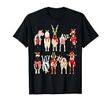 Ziege Weihnachtsmann Weihnachten Tier Bauer Tiere Urlaub Pyjama T-S