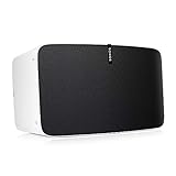 Sonos Play:5 WLAN Speaker, weiß – Kraftvoller WLAN Lautsprecher mit bestem, kristallklarem Stereo Sound – AirPlay kompatibler Multiroom Lautsp