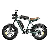 ENGWE M20 E-Bike Herren Elektrofahrrad, 75 KM+75 KM Reichweite mit Doppeltbatteriesystem Elektrofahrräder 20'×4.0' Zoll Fat Tire, 48V 13AH*2 Off-road Bike mit 7-Gang-Schaltung