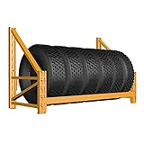 ExkaTe Reifenregal Garage Hängendes Wand-Reifenlagerregal, Robustes Wandregal für mehrere Reifen, für Carport, Land, Werkstatt, trägt 300 kg/660 lb
