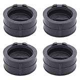 Doo Engy Motorrad Gummi Vergaser Ansaugstutzen Satz Ansaugkrümmer Verbindung Vergasergummi schwarz für Yamaha XJ 600 Diversion N XJ600N XJ600