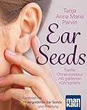 Ear Seeds. Kartenset: Sanfte Ohrakupressur mit goldenen 'Ohrsamen'. Set mit 36 Karten, 20 vergoldeten Ear Seeds und Anleitung