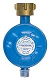 Campingaz Gasdruck-Regler 50 mbar 1kg/h, für Anschluss eines Gasgeräts (Gasgrill, etc) an eine Gasflasche (5kg und 11 kg)