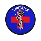 Patch Sanitäter Sani Kreuz Äskulap Schlange Sanitätsdienst Rettungsdienst #42456